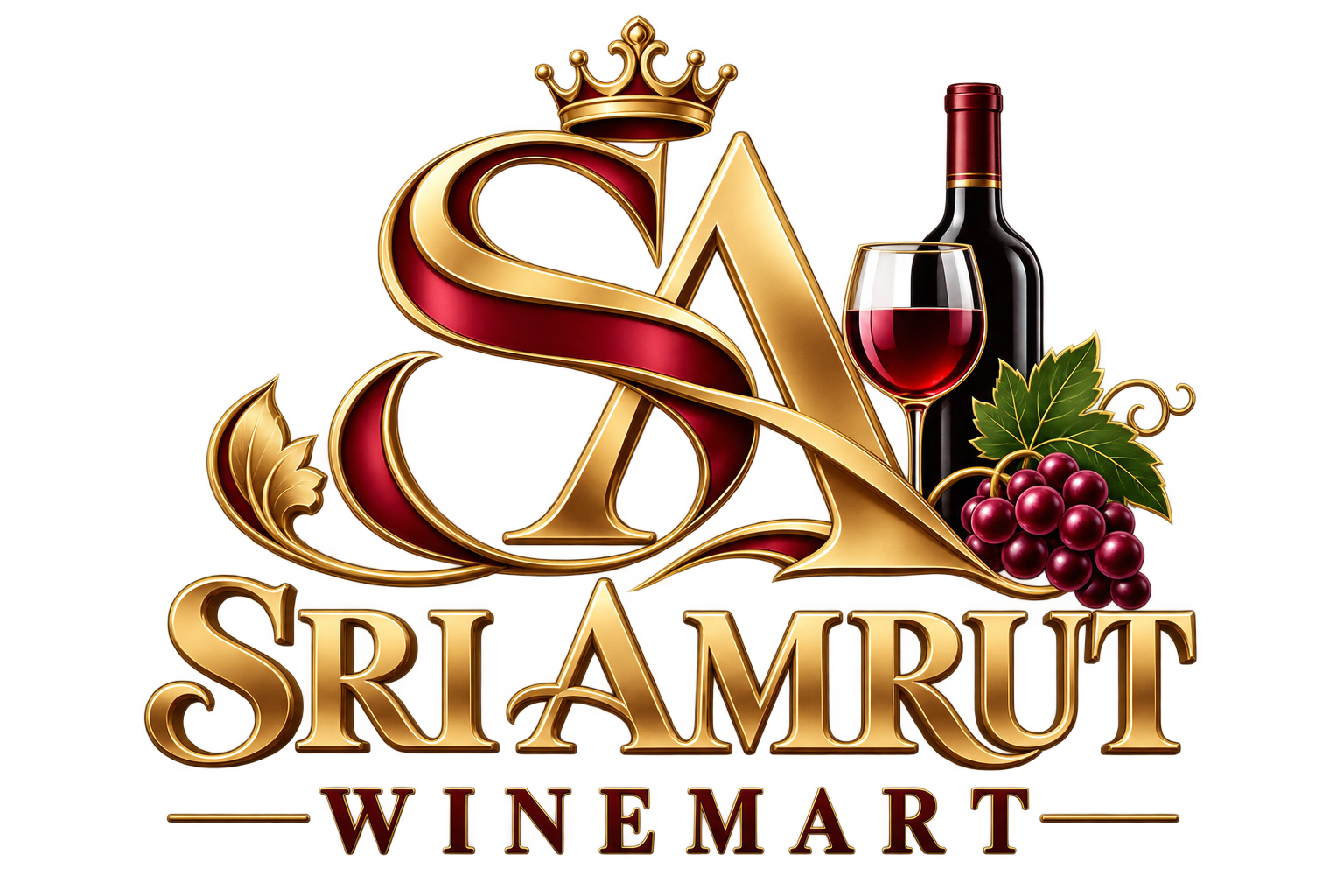 Sri Amrut Winemart logo