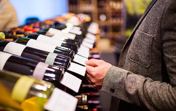 Beer selection at Sri Amrut Winemart